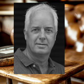 70th誕生日パーティーブラック金ゴールドバルーン写真 招待状