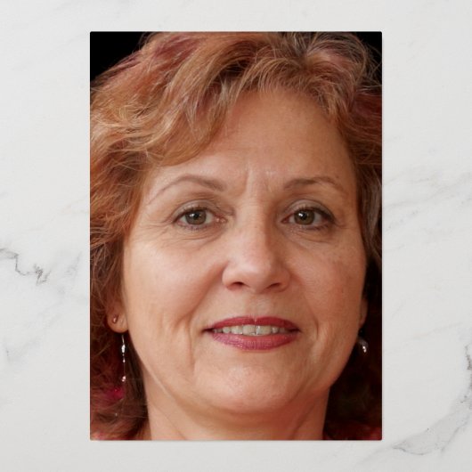 70th誕生日パーティー金ゴールド写真ブルー緑の抽象芸術 箔招待状 (裏面)