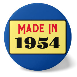 70th誕生日パ生まれイティ1954 70ピン 缶バッジ