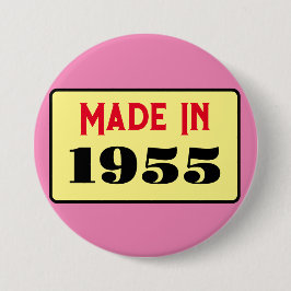 70th誕生日パ生まれイティ1955 70ピン 缶バッジ