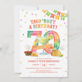 70th誕生日フィエスタ招待状 招待状 (正面)