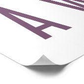 70th誕生日レトロサンセット ポスター (角)