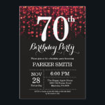 70th誕生日招待状レッドグリッター 招待状<br><div class="desc">70番目の誕生日招待状（赤い文字のライト付き）赤いグリッターの背景赤い誕生日。大人の誕生日。男女別招待状13日16日18日21日21日30日30日40日60日70日80日90日100日、年齢に関係なく。さらにカスタマイズするには、「そクリックカスタマイズれ」ボタンを使用し、デザインツールを使用してこのテンプレートを変更してください。 ILVER</div>