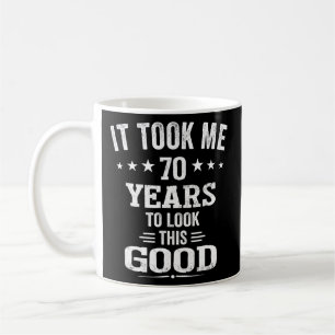 70th誕生日70年オールド誕生日 コーヒーマグカップ