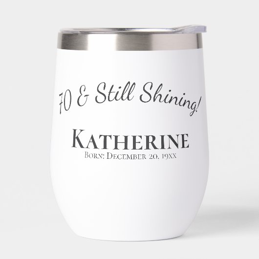 70th誕生日-70 & Still輝く!白黒 (左面)