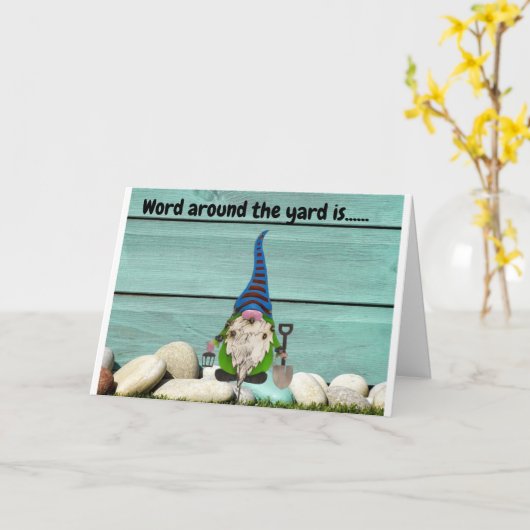 **70th**誕生日・カードのカッコいい格言 カード (黄色い花)