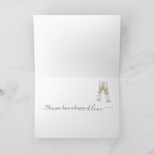 70th Anniversary with Ivy on Birch Scroll カード (内部)