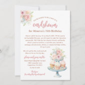 70th Birthday Card Shower by Mail Invitation 招待状 (正面)