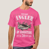 70Th Birthday Fishing 70 Year Old Fisherman 1953 Tシャツ (正面)