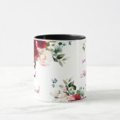 70th Birthday Floral Mug マグカップ (中央)