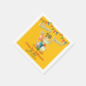 70th Birthday Modern Fiesta Cheers to 70 Years  スタンダードカクテルナプキン (角)