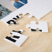 70th Birthday Number 70 Photo Collage 11 Photo ジグソーパズル (側面)