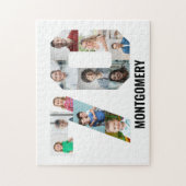 70th Birthday Number 70 Photo Collage 11 Photo ジグソーパズル (縦)