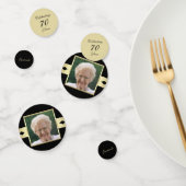 70th Birthday Partyの紙吹雪(写真付き) コンフェッティ (グループ)