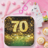 70th Birthday Party  ペーパープレート (パーティー)