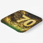 70th Birthday Party  ペーパープレート (傾斜あり)