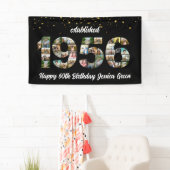 70th Birthday Photo Collage party Established 1956 横断幕 (インサイチュ)