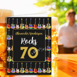70th birthday Rock and Roll Guitar add Name カード<br><div class="desc">まだ70時に揺れている。金ゴールドタイポグラフィモダンテンプレート「Alexander Rocks 70」に名前を追加し、完璧なロックとロール70thバースデーブラックと金ゴールドギタパーソナライズされたーグリーティングカードを作クール成する。このギタパターンファンキーはサイケデリック、ファイアフラムパターンとレッドピックガード付きのエレキギター、カラーの半音響ギターとミュージシャンアコースティックギタートアートを含むカラフルミュージカル楽器イラストは、ロックの70にします。ギタープレーヤーは決してギターの数が多すぎないことを教えてくれる。このクールミュージカルモダン楽器デザインは、この素晴らしいミュージカル楽器の音楽エネルギーと70の誕生祝いをロックするための完璧な方法である。オリジナルのアートワークby artist Catherine Sweetman</div>
