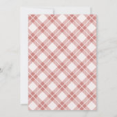 70th Golf Theme Birthday Party Photo Modern Pink 招待状 (裏面)