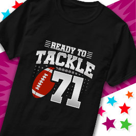 71サッカーパーティー71st誕生日 tシャツ