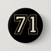 71ボタン 缶バッジ (正面)