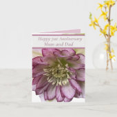 71周年編集可能 カード (黄色い花)