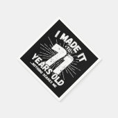 71歳の皮肉ミームおもしろい71誕生日 スタンダードカクテルナプキン (角)