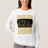 71歳の誕生日 Tシャツ (正面)