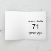 71歳 カード (内部)