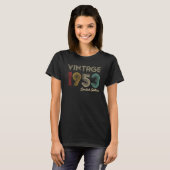 71誕生日ギフトヴィンテージ1953 71歳 Tシャツ (正面フル)