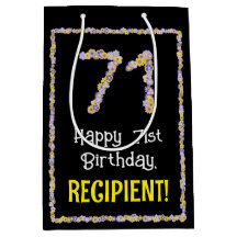 71誕生日:フローラ花数、名前をカスタムする