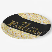 71誕生日 ペーパープレート (アングル)