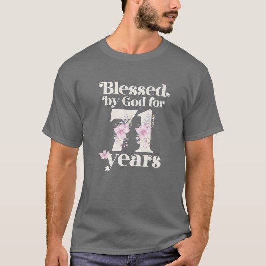 71賛美年間の神による Tシャツ (正面)