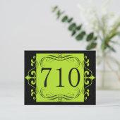 710市外局番 ポストカード (スタンド正面)