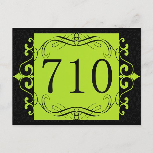710市外局番 ポストカード (正面)