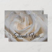 7127 – 白バラ(露) サンキューカード (正面/裏面)