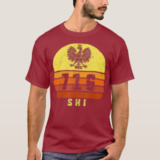 716SKIポーランドイーグルダイナスデイポルスカポーランド Tシャツ