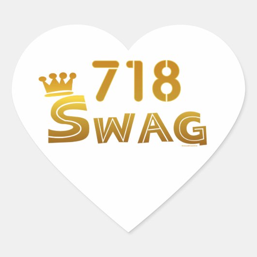 718ニューヨークスワッグ ハートシール (正面)