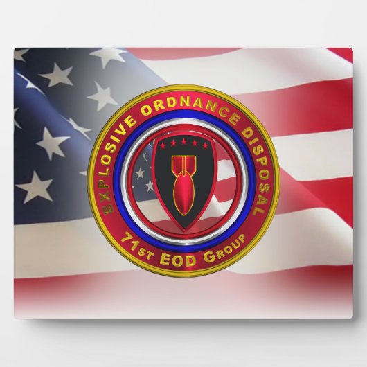 71st Explosive Ordnance Disposal Group フォトプラーク (正面)