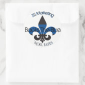 72マーケティングがブルーコレクションステッカーをバック ラウンドシール (バッグ)