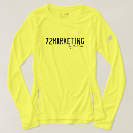 72マーケティングシグネチャージャージーTシャツレディース Tシャツ (デザイン正面)