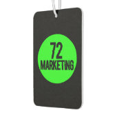 72マーケティングロゴカーエアフレッシュナートラック新しい匂い カーエアーフレッシュナー (左)