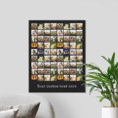 72写真パーソナライズされたコラージュ キャンバスプリント