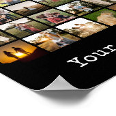 72写真パーソナライズされたコラージュ ポスター (角)