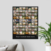 72写真パーソナライズされたコラージュ ポスター