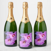 72周年を編集可能 スパークリングワインラベル (ボトル)