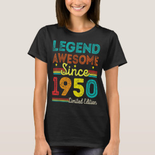 72歳のヴィンテージ素晴らし伝説1950 72t tシャツ