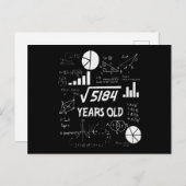 72歳の誕生日を迎えた数学の教師への72回目の誕生日プレゼント ポストカード (正面/裏面)