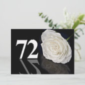 72歳の誕生日パーティーの招待状 招待状 (スタンド正面)