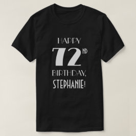 72歳の誕生日パーティー-アールデコルックシャツ Tシャツ